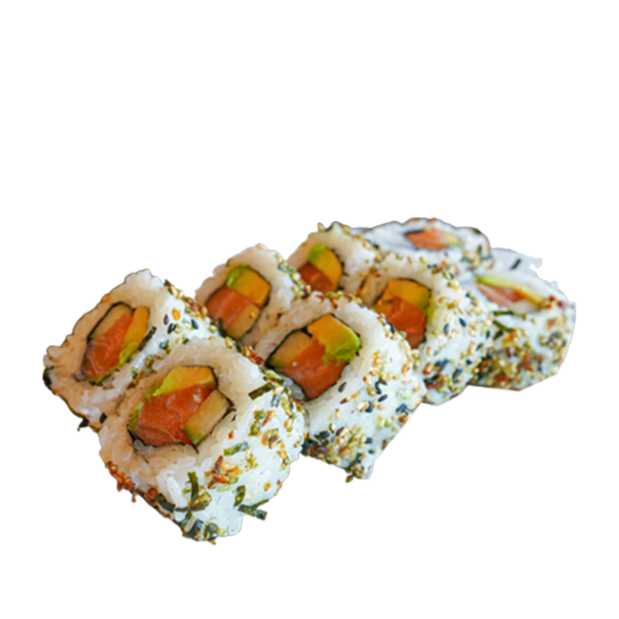 Salmon avocado wasabi roll